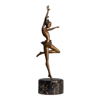 Late 20th Century Bronze Sculpture of Dancer "Ariel" For Sale