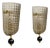 Modern Twisted Smoked Murano Glass Sconces in the style of Barovier & Toso, 2000, Set of 2 For Sale