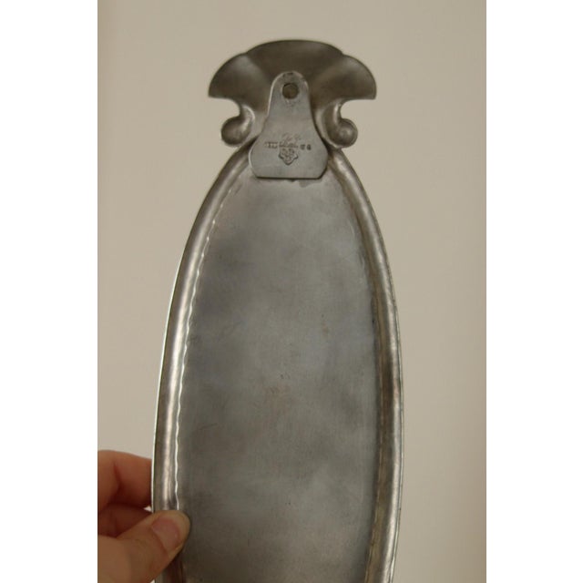 Swedish Grace Pewter Sconces by Svenskt, Set of 2 For Sale - Image 9 of 18
