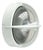 Mid-Century Modern Danish Pirat Mini White Outdoor Wall Lamp by Eva and Nils Koppel, Gert Edstrand for Nordisk Solar, 1960s For Sale