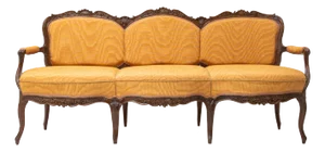 Baroque-Style Three-Seater Sofa