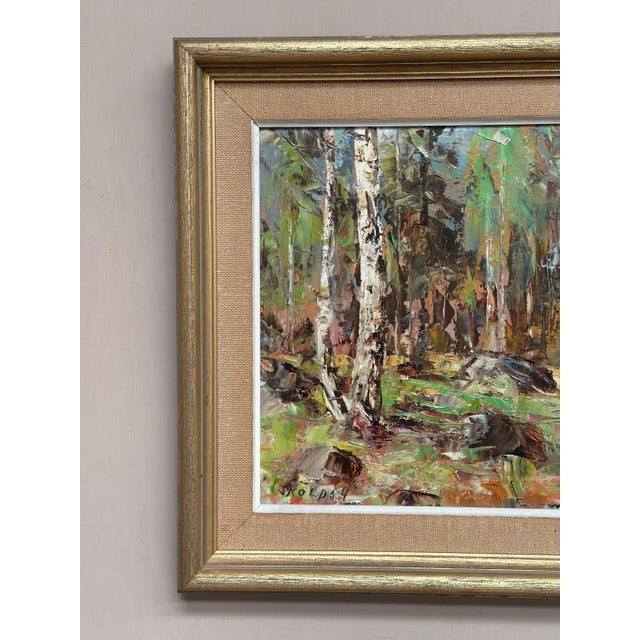 John Sköld, Birch Forest, 1954, Oil on Canvas, Framed For Sale - Image 10 of 18