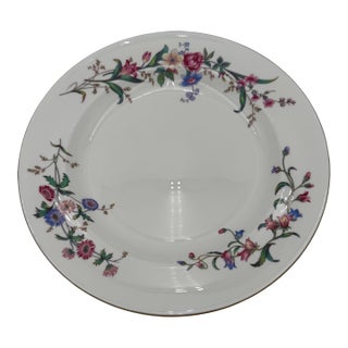 1950s Chop Plate by Wedgwood in Devon Sprays Bone China 13.25" For Sale