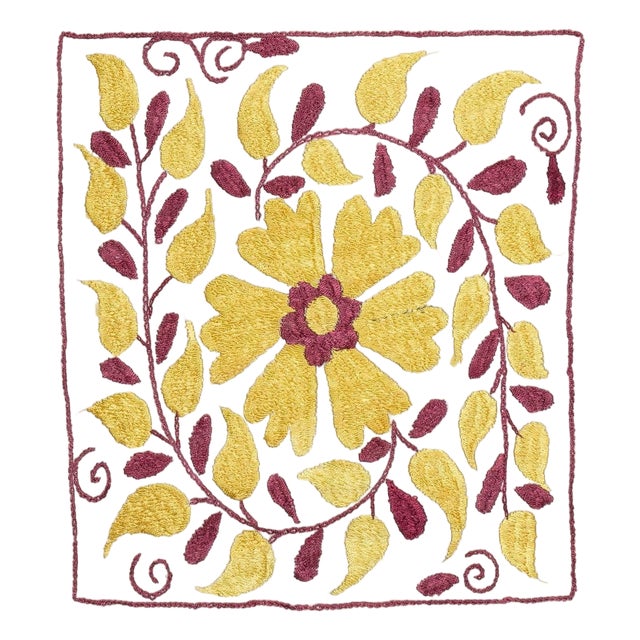 16"x19" 100% Cotton Embroidered Cushion Cover. Toss Pillow. Modern Lace Pillow For Sale