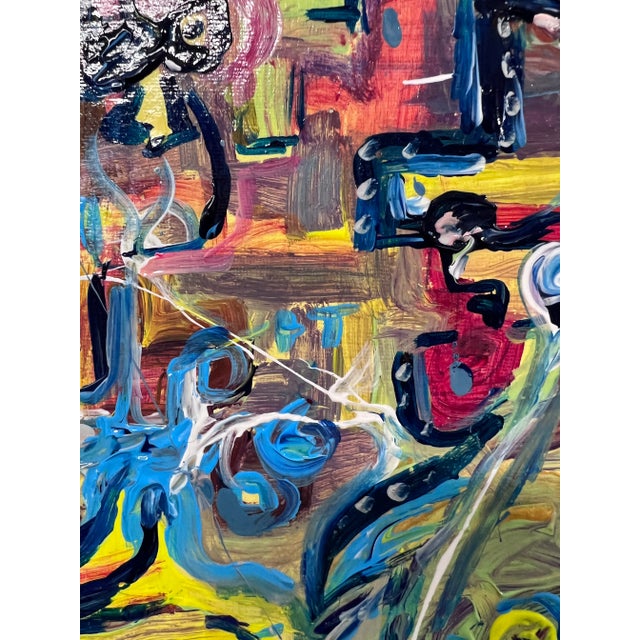 Original Abstract Painting on Canvas "Optimistic Creativity" by Serg Graff Coa For Sale - Image 9 of 11