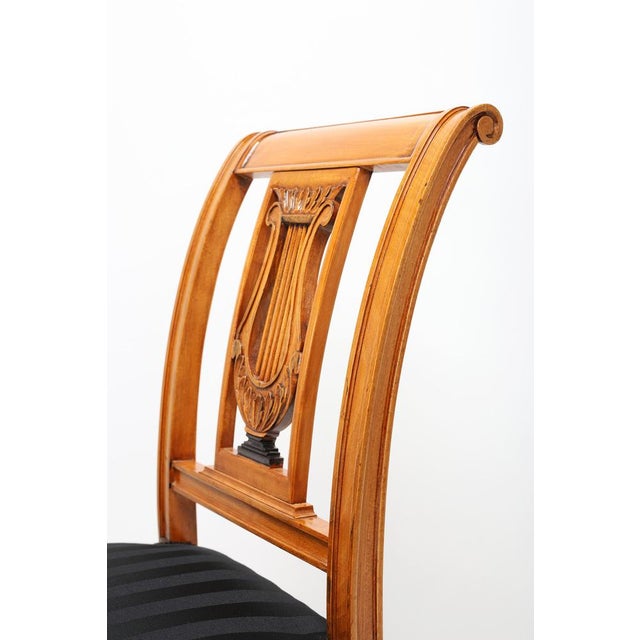Wood Classicist Style Dining Chairs, 1890s, Set of 12 For Sale - Image 7 of 18