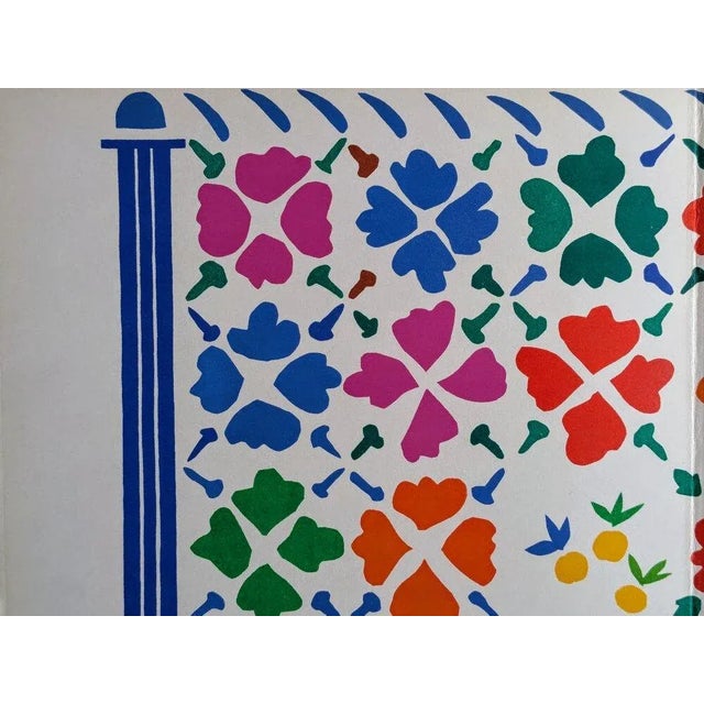 Henri Matisse - Decoration Fruits - Color Lithograph based on the cut-out of the same title, 1953. from 'Verve' Magazine...