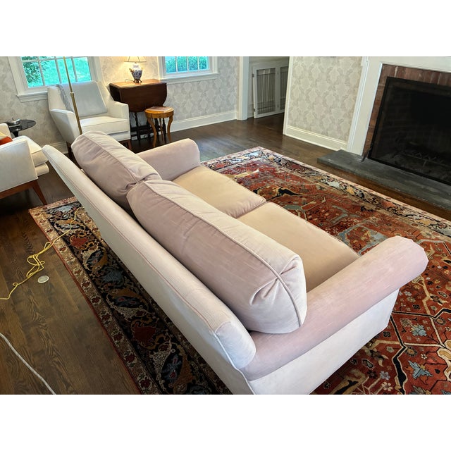Wood George Smith Sofa For Sale - Image 7 of 8