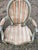 French 19th Century Louis XVI Painted Walnut Arm Chairs - Set of 2 For Sale - Image 6 of 12