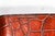 Animal Skin Exceptional Large English Antique Victorian Leather Cigar Case For Sale - Image 7 of 10