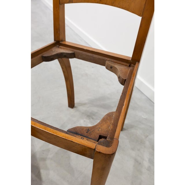 1940s Art Deco French Dining Chairs, 1930s, Set of 4 For Sale - Image 5 of 9