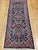Persian Vintage Persian Kerman Rug, Hand-Knotted Wool, All-Over Floral Garden Pattern, Navy & Ivory, 3x7 For Sale - Image 3 of 16