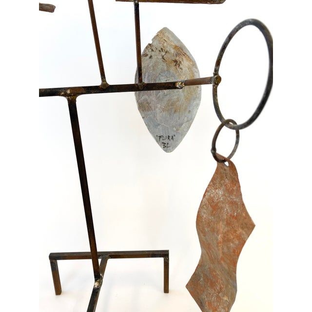 Abstract Mid 20th Century Abstract Metal Sculpture by Self Taught Artist For Sale - Image 3 of 7