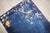 Navy Blue Rare Antique Chinese Art Deco Runner, 2'9'' X 14'2'' For Sale - Image 8 of 8