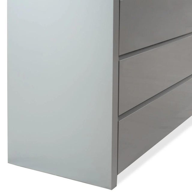 Mobital Blanche High Gloss Stone Double Dresser, Attributed For Sale - Image 4 of 6