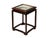 Asian Square Dream Stone Inlaid Rosewood Slender Legs Display Stand For Sale - Image 3 of 7