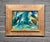 Mid-Century Modern Phil Dike- Abstract Mountain Landscape With Village Study -Oil Painting For Sale - Image 3 of 13