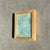 Late 20th Century Vintage Boho Miniature Abstract Painting in Wood Frame For Sale - Image 5 of 7