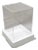 Late 20th Century 5 Sided 18" Clear Acrylic Lucite Vitrine Display Case Christine Taylor Collection For Sale