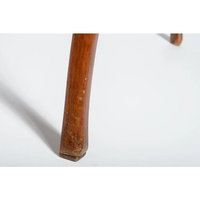 French Louis XV Game Table, Red Leather Top For Sale - Image 11 of 11