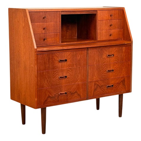 Danish Secretary in Teak, 1950 For Sale
