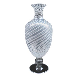 1920s "Veronese" Venini Art Glass Vase by Vittorio Zecchin For Sale