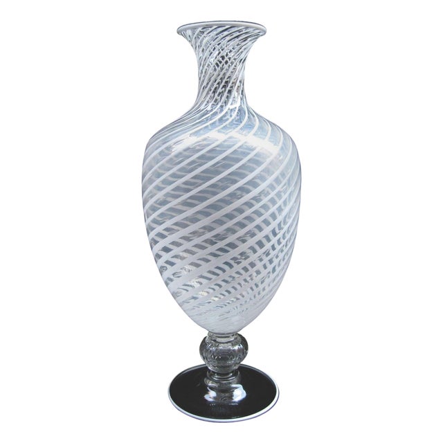 1920s "Veronese" Venini Art Glass Vase by Vittorio Zecchin For Sale