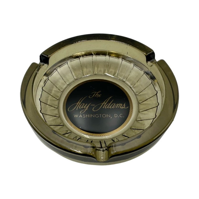 Mid-Century Modern Vintage 5-Star the Hay Adams Hotel Washington, DC Ashtray For Sale - Image 3 of 12
