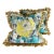 Robert Allen Vibrant Tasseled Floral Silk Pillows/Pair For Sale