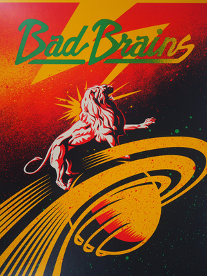 Shepard Fairey (Obey), Bad Brains, Into the Future, Original Screenprint