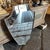 1960s Gio Ponti Style Mid-Century Modern Brass Italian Shield Wall Mirror For Sale - Image 9 of 9