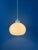 Small White Space Age Mushroom Hanging Lamp For Sale - Image 5 of 11