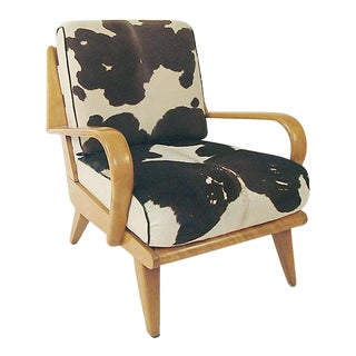 Vintage Mid Century Heywood Wakefield Armchair For Sale