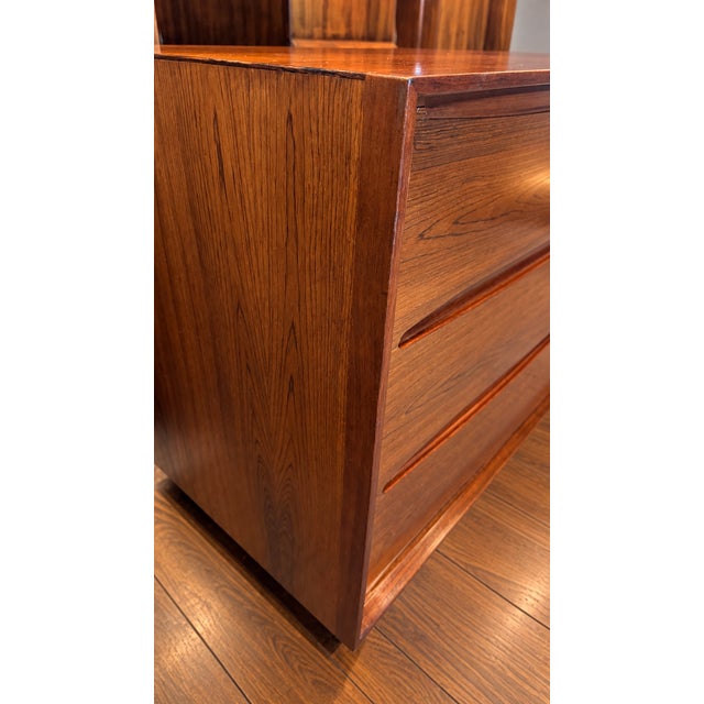 Vintage Danish Modern Rosewood Dresser or Sideboard by Dyrlund, Denmark For Sale - Image 13 of 14