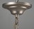 Mid 20th Century Schoolhouse White Milk Glass Steel Chain Pendant Light For Sale - Image 6 of 9