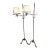 1930s Metal FLoor Lamps, a Pair For Sale