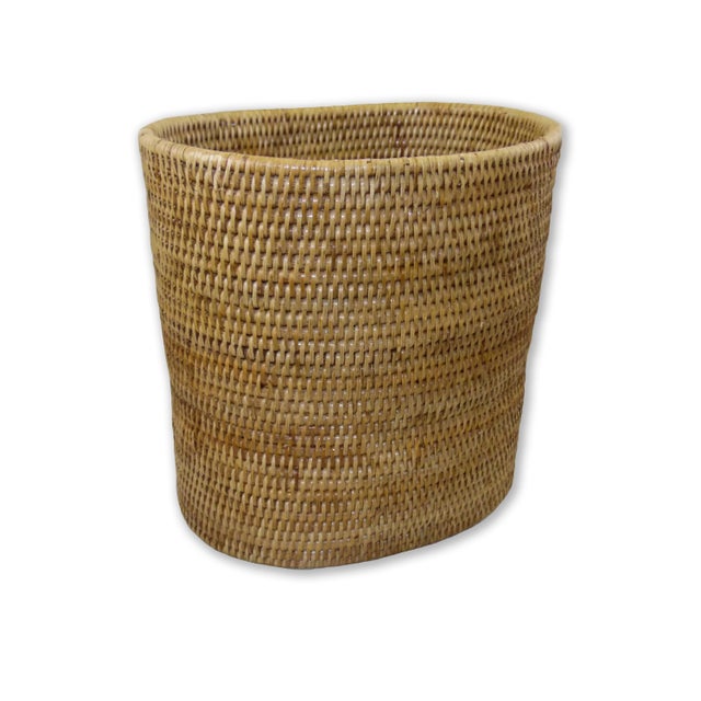 Artifacts Rattan hand woven waste baskets provide the perfect accent to any room in the house with a tight weave, durable...