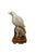 Mid-Century Modern Mid 20th Century Justa Carved Buffalo Horn Bird Figurine on Wood Base MCM Sculpture For Sale - Image 3 of 11