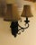 2000 - 2009 Wrought Iron Double Light Wall Sconce For Sale - Image 5 of 6