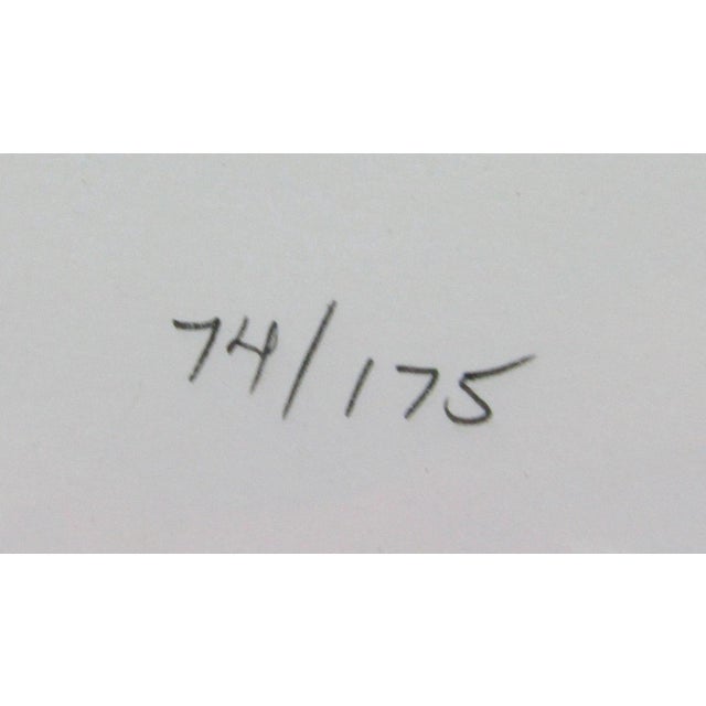 1990s 1990s Itzchak Tarkay Pencil Signed and Numbered Lithograph Seated Woman With Coffee For Sale - Image 5 of 9