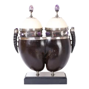 Mid Century Coco De Mer Tea Caddy by Anthony Redmile