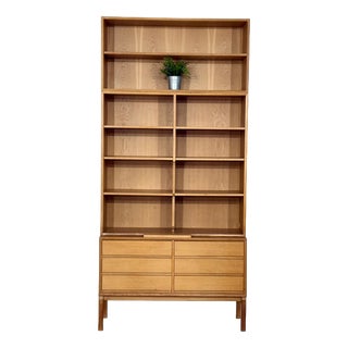 Mid-Century MTP Shelf in Oak by Marianne Richter for Ikea For Sale