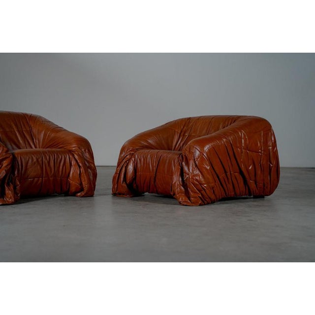 Late 20th Century Piumino Lounge Chairs, Italy, 1970s, Set of 2 For Sale - Image 5 of 18