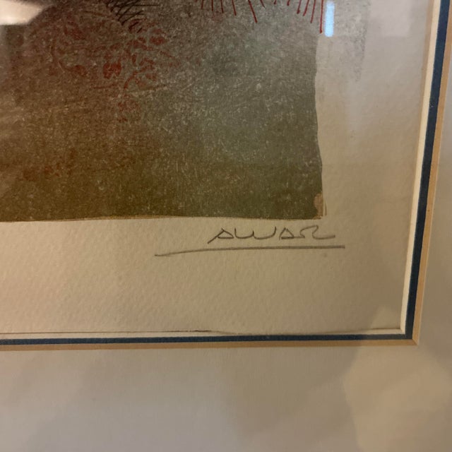 1960s 1960s Alvar Sunol Signed Lithograph For Sale - Image 5 of 6