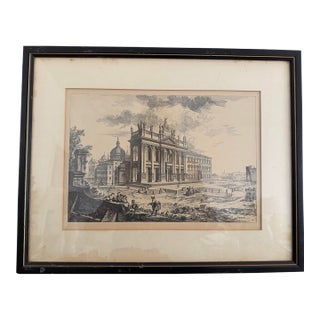 Piranesi Basílica Di S. Giovanni, Rome Print For Sale