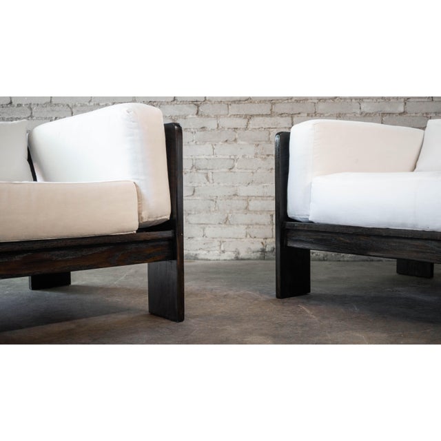 Wood Vintage Attributed to Tobia Scarpa for Knoll 'Bastiano' Attributed Chairs - A Pair For Sale - Image 7 of 18