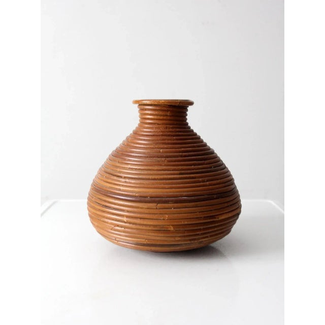Mid 20th Century Mid-Century Pencil Reed Vase For Sale - Image 5 of 9