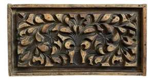 Antique Wood Print Block