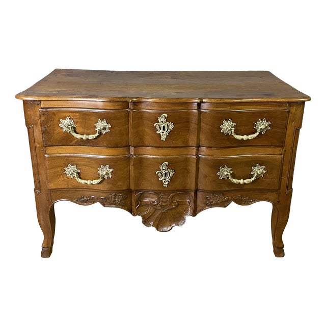 Louis XV Chest of Drawers in Walnut For Sale