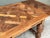 Vintage Spanish Carved Wood Parquet Extendable Dining Table For Sale In West Palm - Image 6 of 13